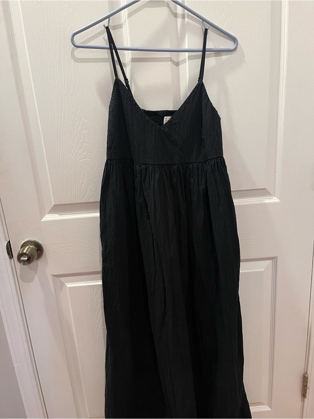 a new day Black Maxi Dress with Spaghetti Straps